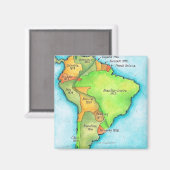 南米の独立 マグネット (正面/裏面)