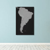 南米の立体視 キャンバスプリント (インサイチュ (ウッドフロア))