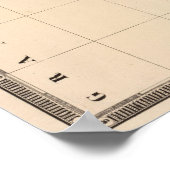 南米の組立地図 ポスター (角)