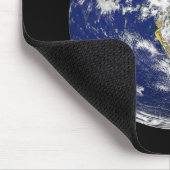 南米を示す全地球 マウスパッド (コーナー)