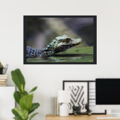 南米カイマン ポスター (ホームオフィス)