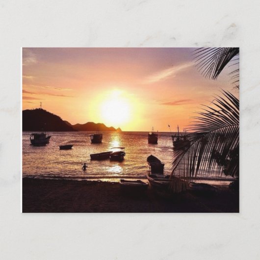 南米コロンビア ポストカード (正面)