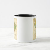 南米パノラママップ南米 マグカップ (中央)