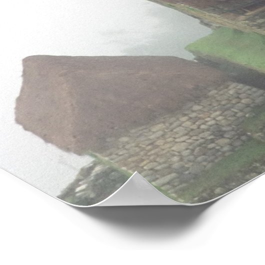 南米ペルーMacchu Picchu ポスター (角)