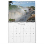 南米ランドスケープ2025 (場所あり) カレンダー (2月 2027)