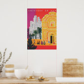 南米ヴィンテージ旅行ポスター ポスター (キッチン)