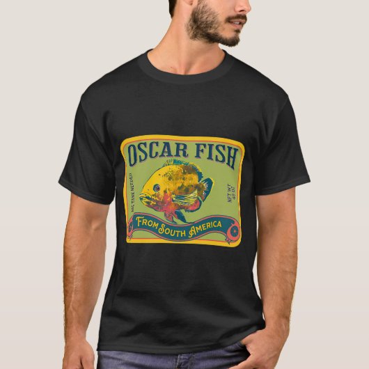南米原産のオスカーフィッシュ Tシャツ (正面)