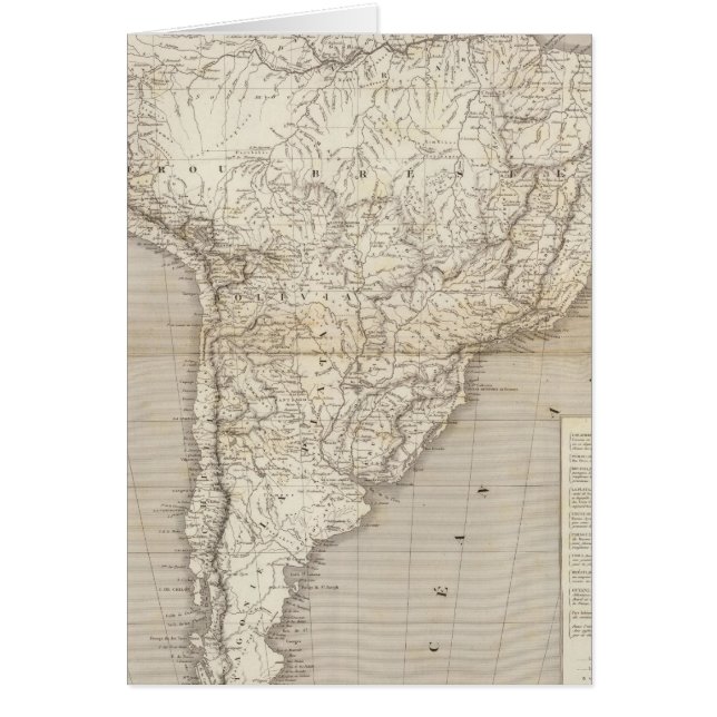 南米地図 (正面)