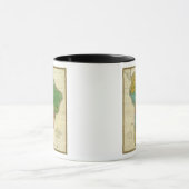 南米地図3 マグカップ (中央)