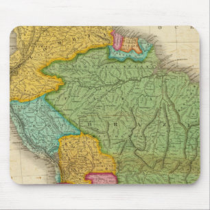 南米地図4 マウスパッド