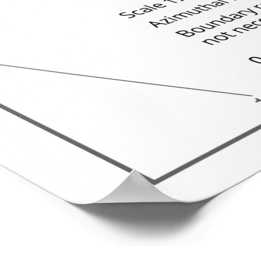 南米地図 ポスター (角)