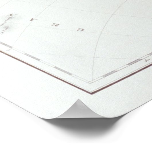 南米地図 ポスター (角)