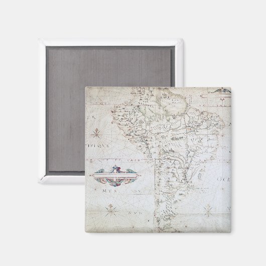 南米地図 マグネット (正面/裏面)