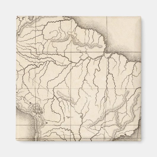 南米地図 マグネット (正面)