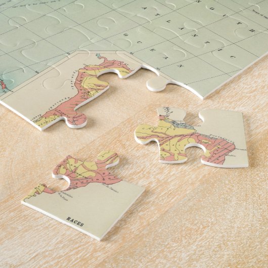 南米政治 ジグソーパズル (側面)