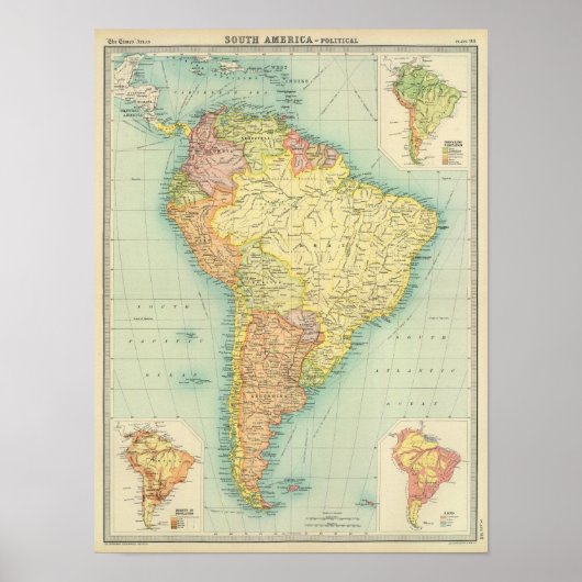 南米政治 ポスター (正面)