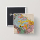 南米物理地図 缶バッジ (正面&裏面)