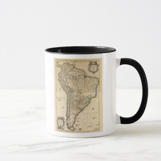 南米複合地図 マグカップ (右)