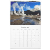 南米2025 カレンダー (2月 2027)