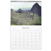 南米2025 カレンダー (3月 2027)