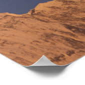 南米、アルゼンチン、パタゴニアパルク ポスター (角)