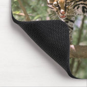 南米、エクアドル、アマゾン。オセロット マウスパッド (コーナー)