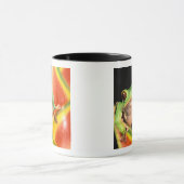 南米、エクアドル、アマゾン。ツリーフロッグ マグカップ (中央)