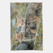 南米、チリ、トレス・デル・ペイン キッチンタオル (縦)