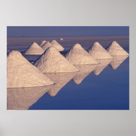 南米、ボリビア。サラードウユニ ポスター (正面)