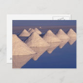 南米、ボリビア。サラードウユニ ポストカード (正面/裏面)