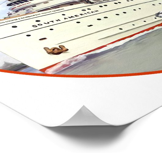 南米 ポスター (角)
