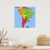 南米 ポスター (キッチン)