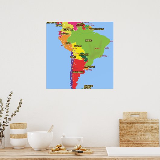 南米 ポスター (キッチン)