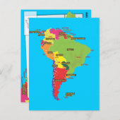 南米 ポストカード (正面/裏面)