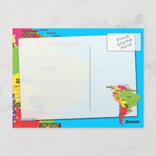 南米 ポストカード (裏面)