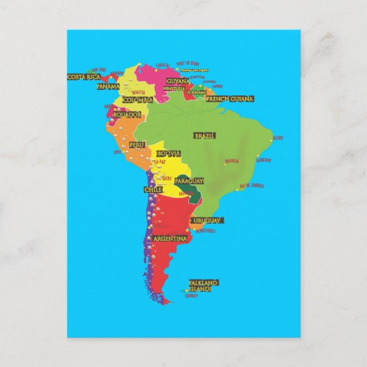南米 ポストカード (正面)