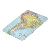 南米：地図， c1890 マグネット (左側)