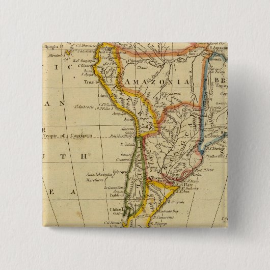 南米 缶バッジ (正面)