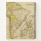 南米、英国諸島 ノートブック (裏面)