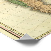 南米（1823年） ポスター (角)