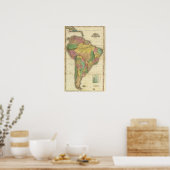 南米（1823年） ポスター (キッチン)