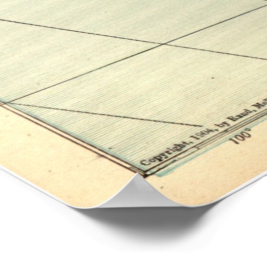 南米： 1914年 ポスター (角)