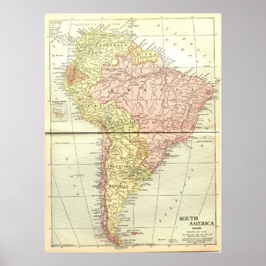 南米： 1914年 ポスター (正面)