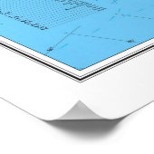 「南米:2007年のクラシック地図… ポスター (角)