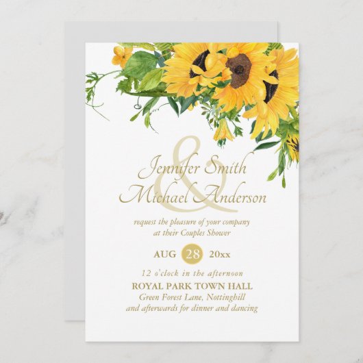 南素朴ひま結婚花ブライダルシャワー (正面/裏面)