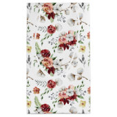 南素朴水カラーフローラ&コットンパターン スモールペーパーバッグ (裏面)