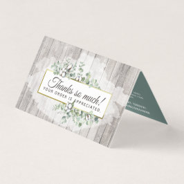 南素朴水色綿サンキューカード