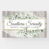 南素朴水色綿&植物学 横断幕 (横)