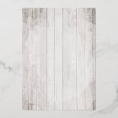 南素朴綿ボルボタニッ結婚クス 箔招待状 (裏面)