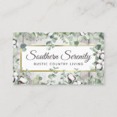 南素朴綿・植物系ソーシャルメディア 名刺 (正面)